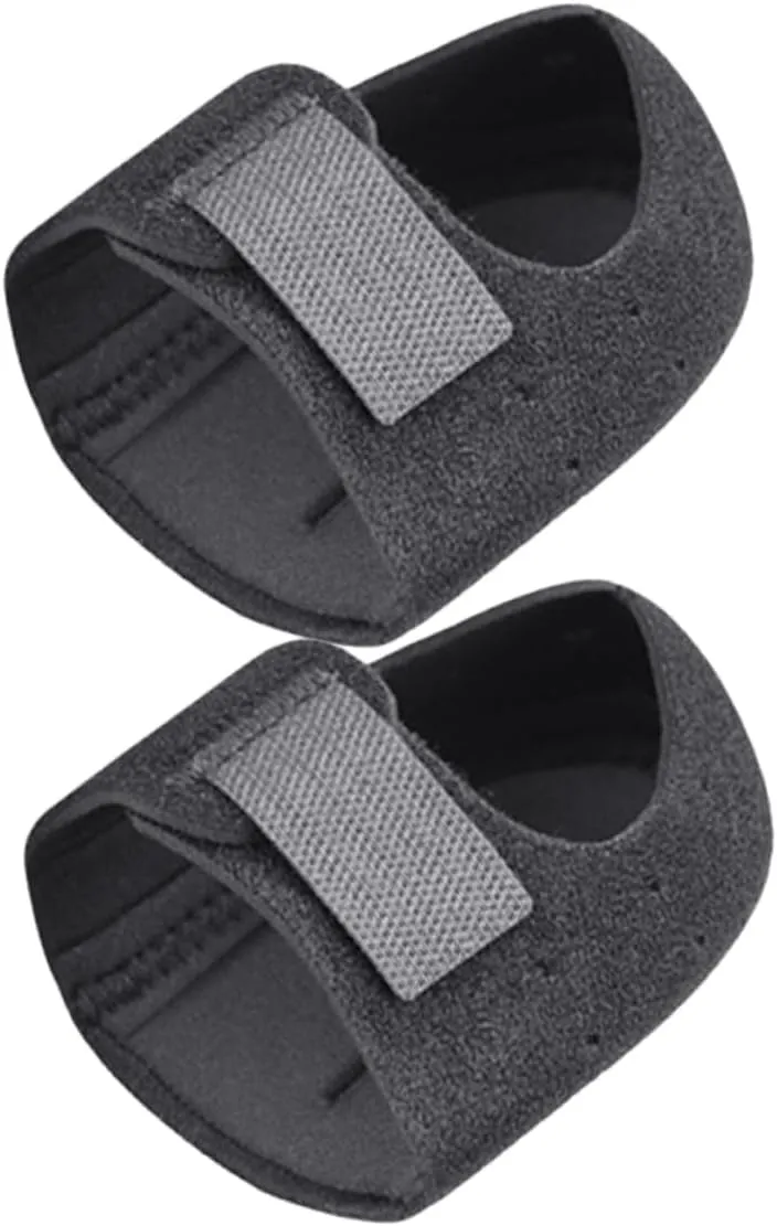 1 Pair Soft Heel Protector Wraps for Men Women Nonslip Cushioned Support for Cracked Heels Shock Absorbing Warm Ankle Sleeves for Sports Daily Use S
