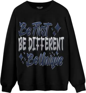 3Be First Different Unisex Sweatshirt To Match AJ 3s White Navy, Urban Clothing