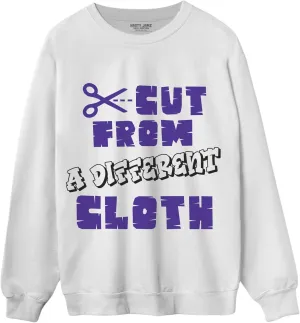A Different Cloth Sweatshirt To Match 12s Field Purple - Sneaker Matching Shirt, Unisex Sweater Match Sneakers, Urban Streetwear Clothing, Sneaker Graphic Sweatshirt Design Printed