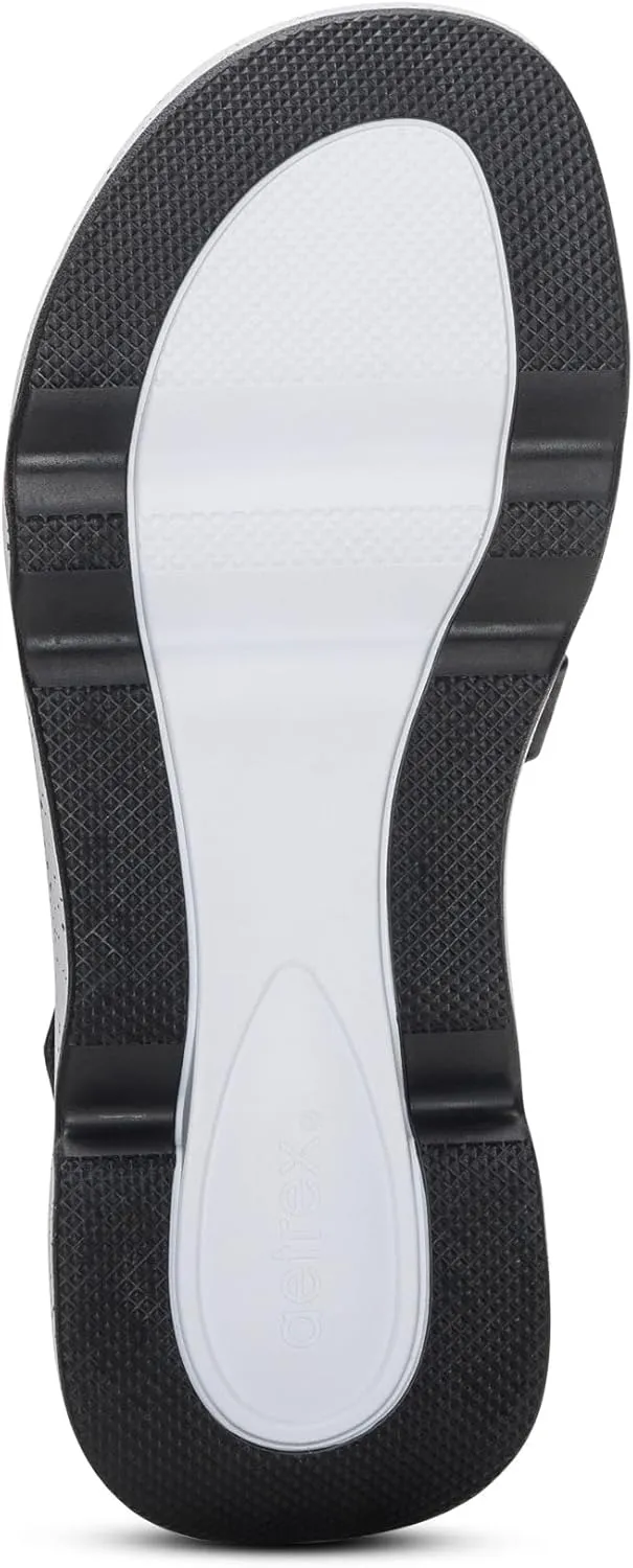 Aetrex Marz Adjustable Orthopedic Arch Water-Friendly Sports Sandals for Women