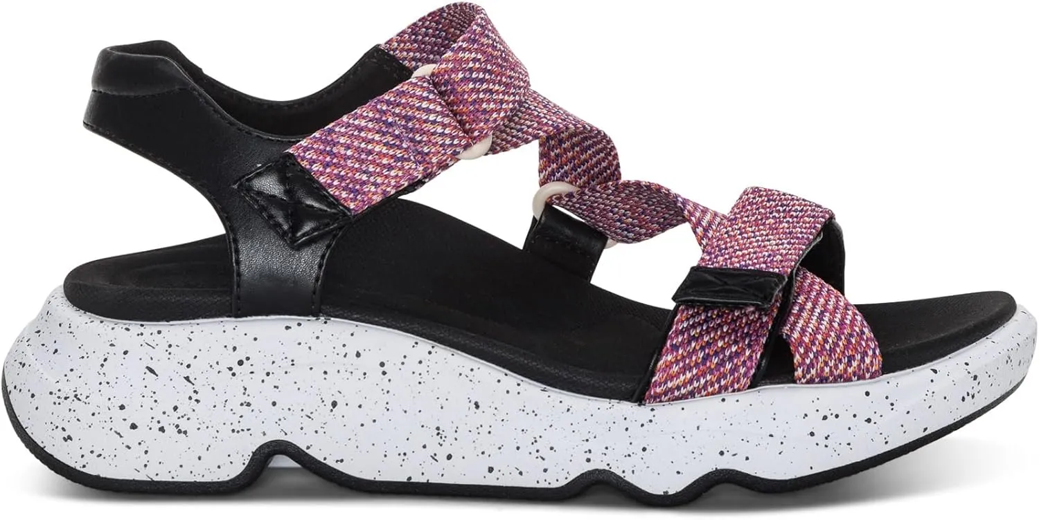 Aetrex Marz Adjustable Orthopedic Arch Water-Friendly Sports Sandals for Women