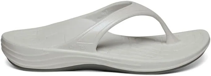 Aetrex Women's Fiji Orthopedic Arch Support Flip Flops - Water-Friendly Metatarsal Soft Toe Post Flip Flops Sandals