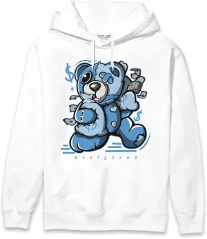 AJ 13s Black University Blue Matching Unisex Hoodie (No Time To Rest Ber)