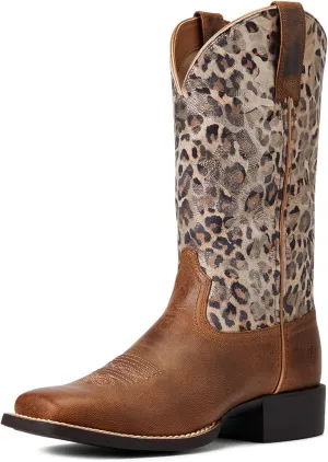 Ariat Women's Round Up Wide Square Toe Western Boot