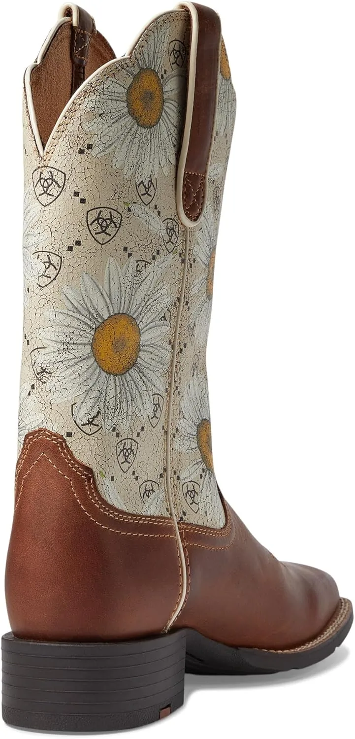 Ariat Women's Round Up Wide Square Toe Western Boot