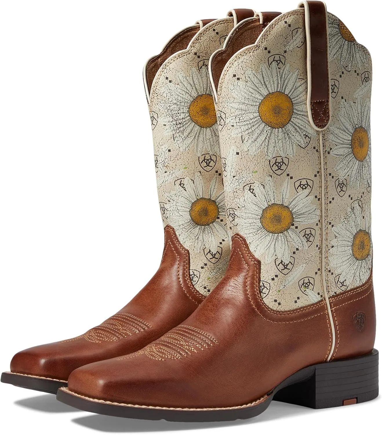 Ariat Women's Round Up Wide Square Toe Western Boot