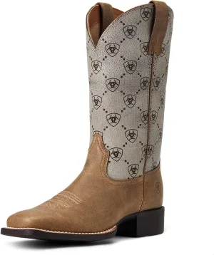 Ariat Women's Round Up Wide Square Toe Western Boot