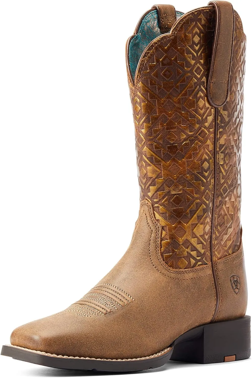 Ariat Women's Round Up Wide Square Toe Western Boot