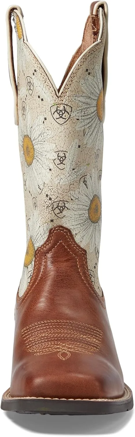 Ariat Women's Round Up Wide Square Toe Western Boot