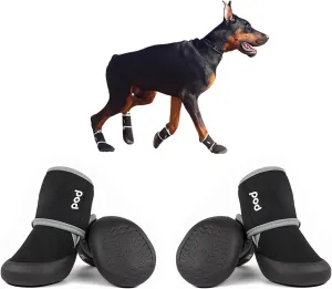 Avaner Dog Shoes Grip Socks 4 Pcs Anti-Slip Paw Protector with Adjustable Straps for Small Medium Dogs
