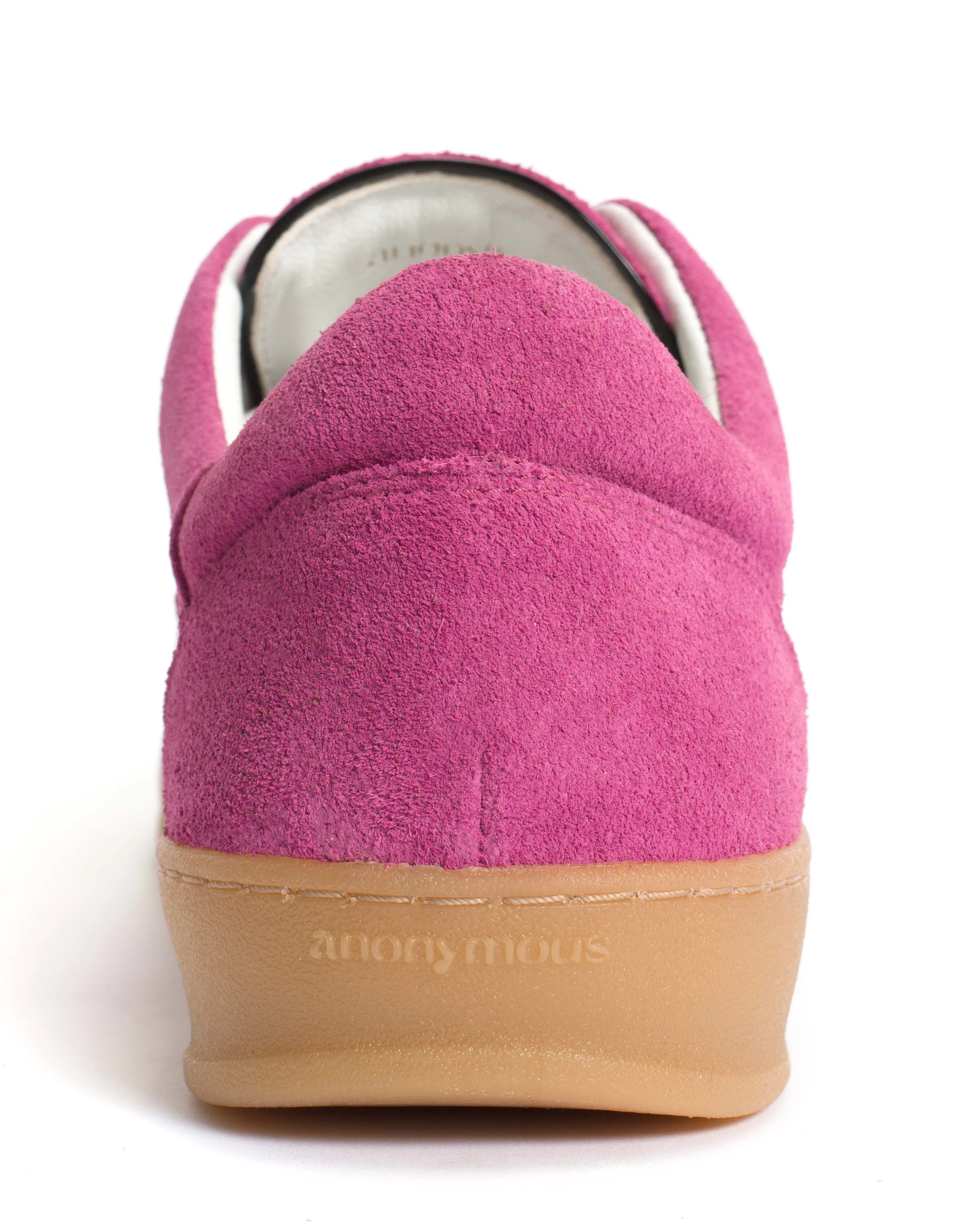 Blaire Calf suede & polished soft calf Raspberry sorbet & black
