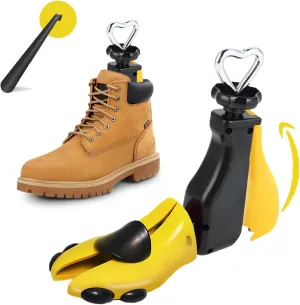 Boot Shoe Stretcher for Men, Shoe Tree Expander Women Stretch Width & Length, Adjustable Unisex Boot Wide Feet.