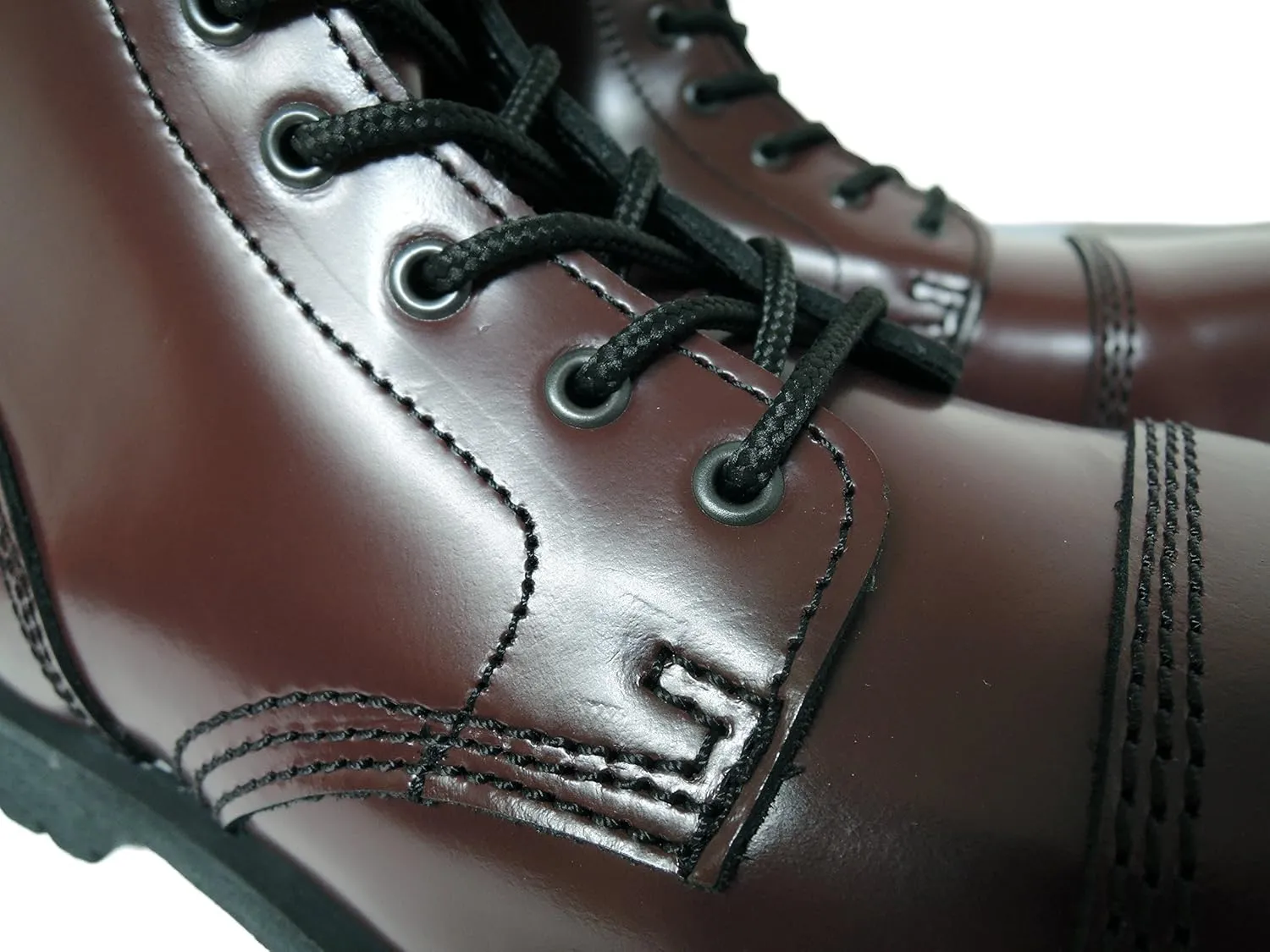 Boots & Braces England Men´s 10 Eye Oxblood Steel Toe Rangers