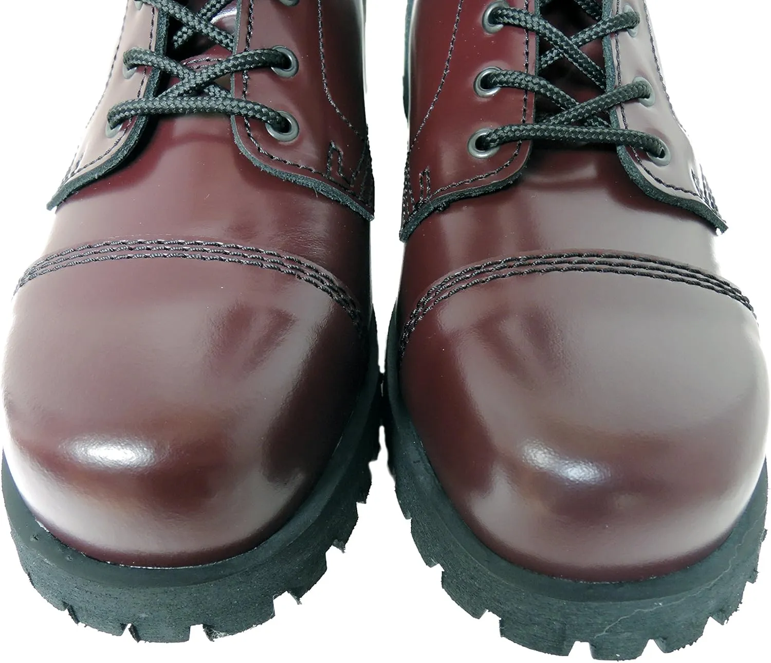 Boots & Braces England Men´s 10 Eye Oxblood Steel Toe Rangers