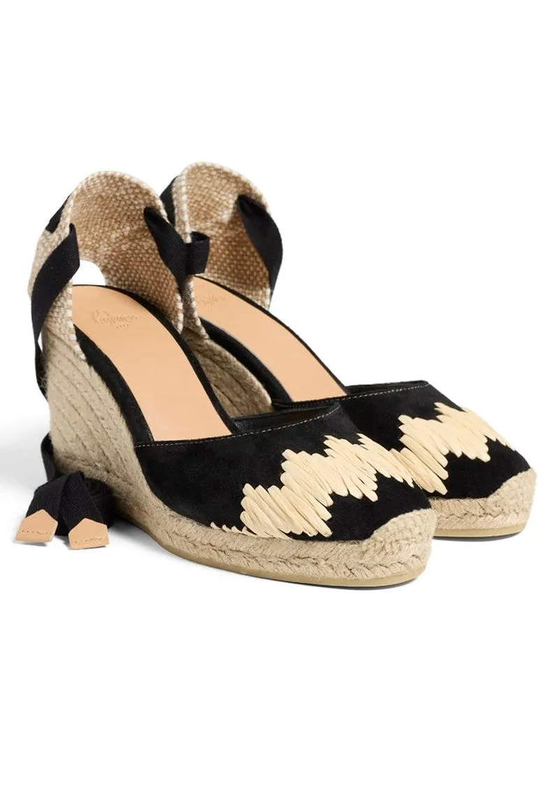 Cande Espadrilles - 9cm - Black