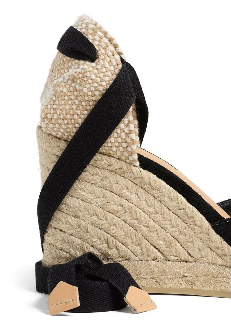 Cande Espadrilles - 9cm - Black