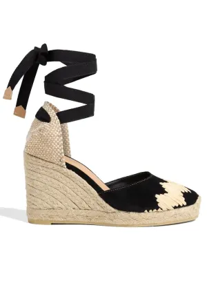 Cande Espadrilles - 9cm - Black