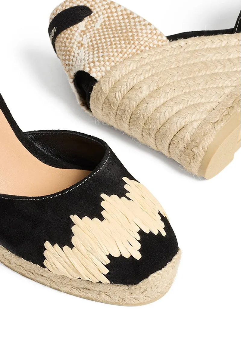 Cande Espadrilles - 9cm - Black