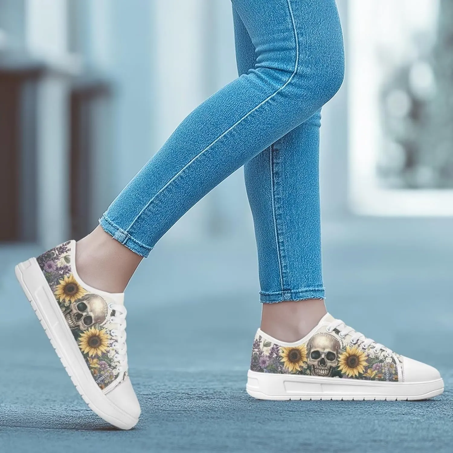 Canvas Shoes for Women Classic Mesh Breathable Lightweight Non-Slip Sneakers Slip On Tennis Walking Shoes US 5.5-13.5