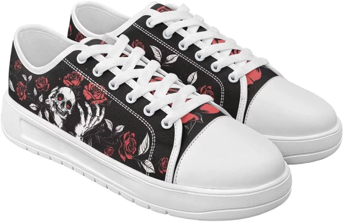 Canvas Shoes for Women Low Top Lace Up Tennis Shoes Girls Fashion Comfortable Sneakers Classic Casual Sneakers
