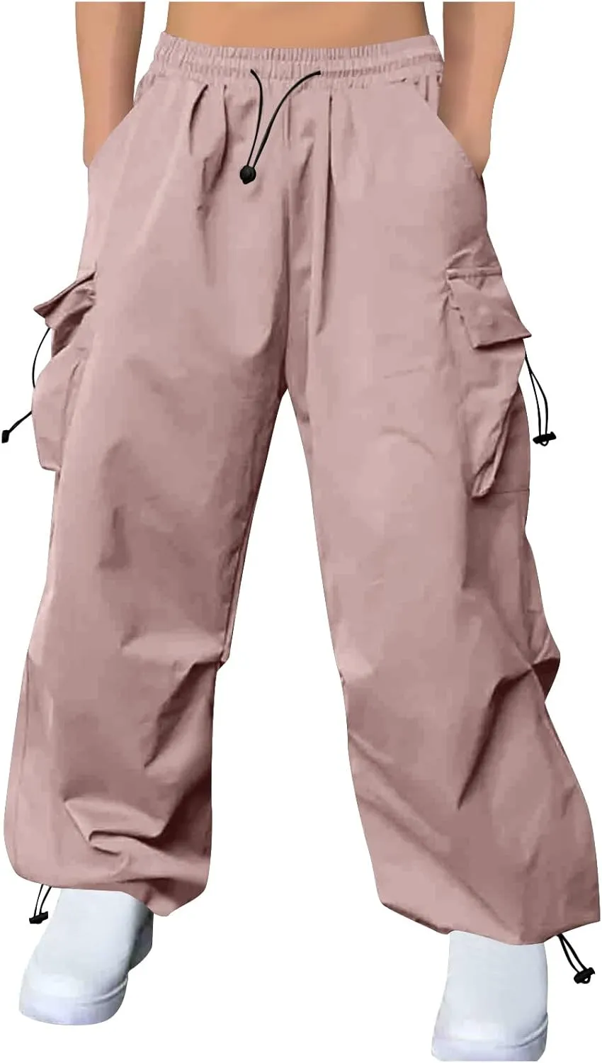 Cargo Pants for Men Baggy Big and Tall Trendy Casual Parachute Pant Harem Joggers Loose Fit with Multi Pocket Streetwear