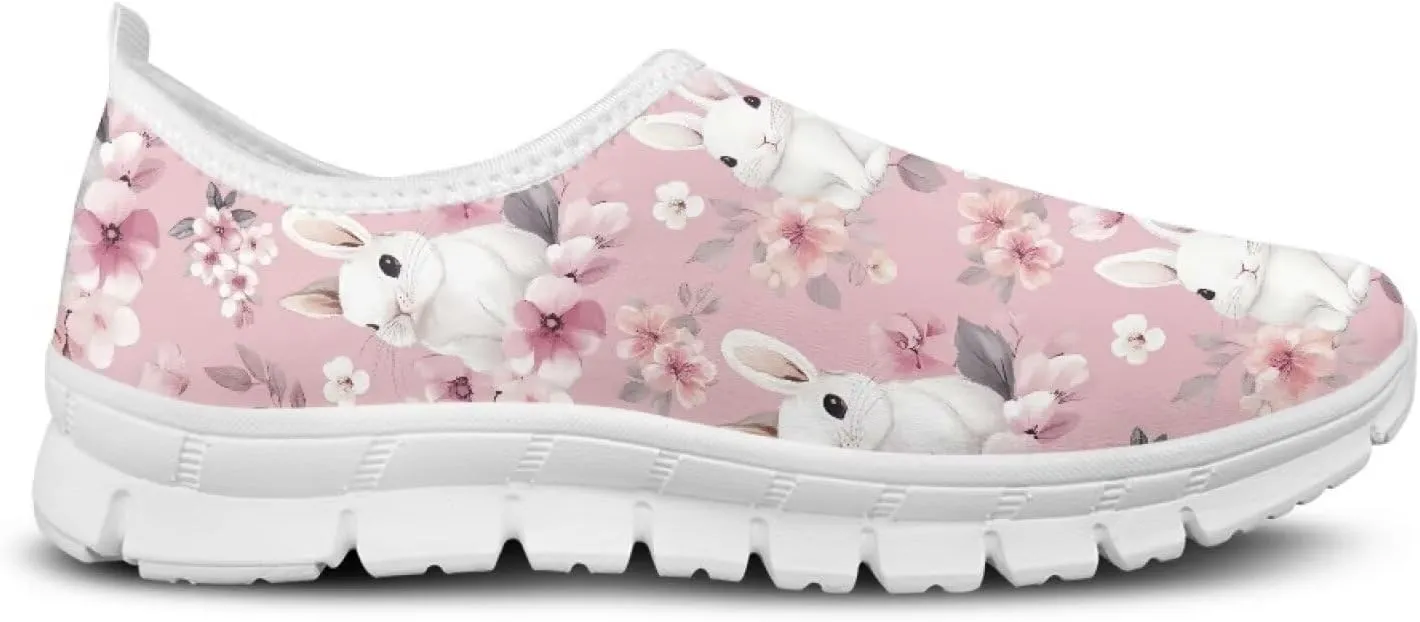 Casual Sneakers for Women Trendy Slip On Walking Shoes Comfy Work Shoes