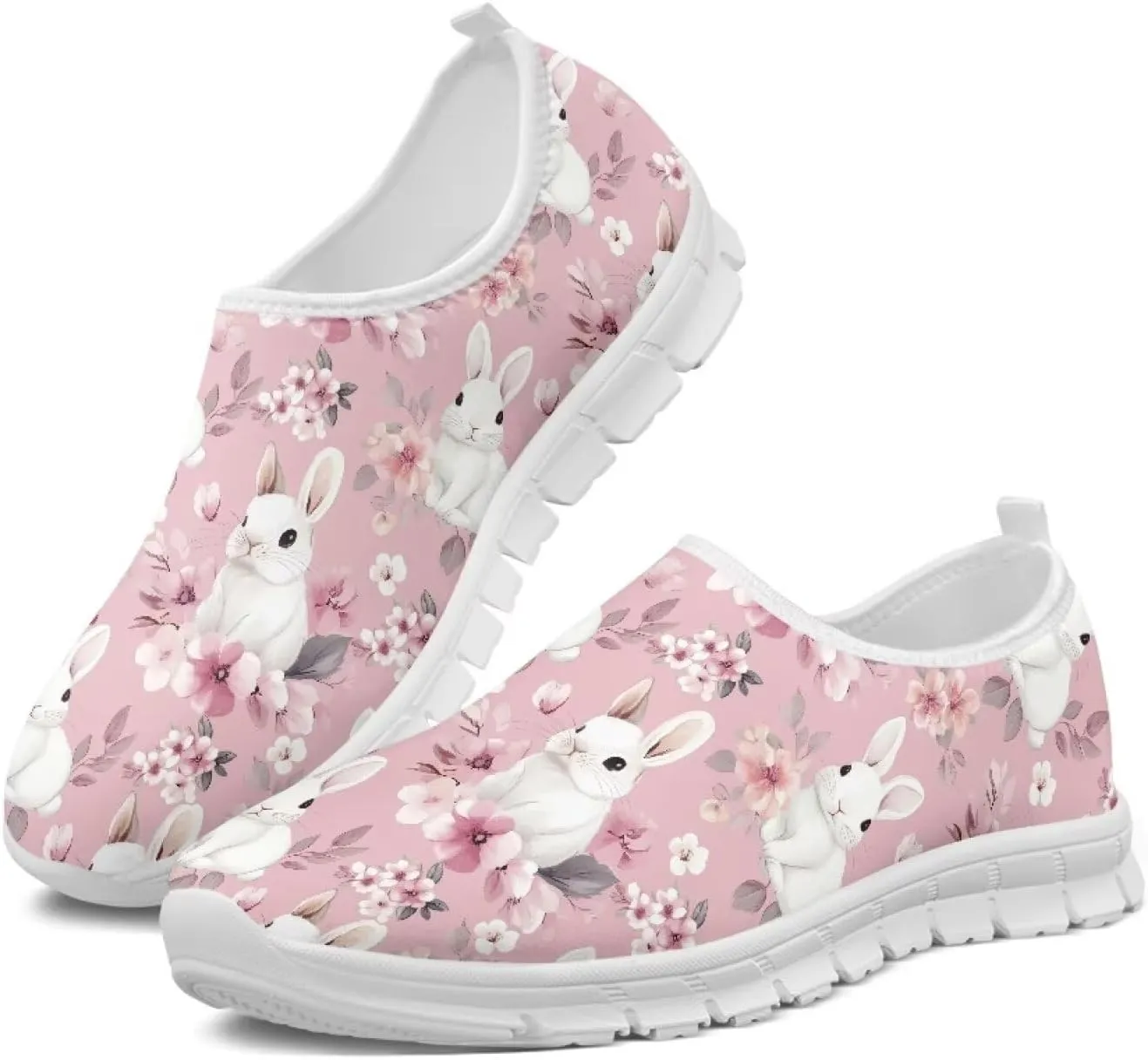 Casual Sneakers for Women Trendy Slip On Walking Shoes Comfy Work Shoes
