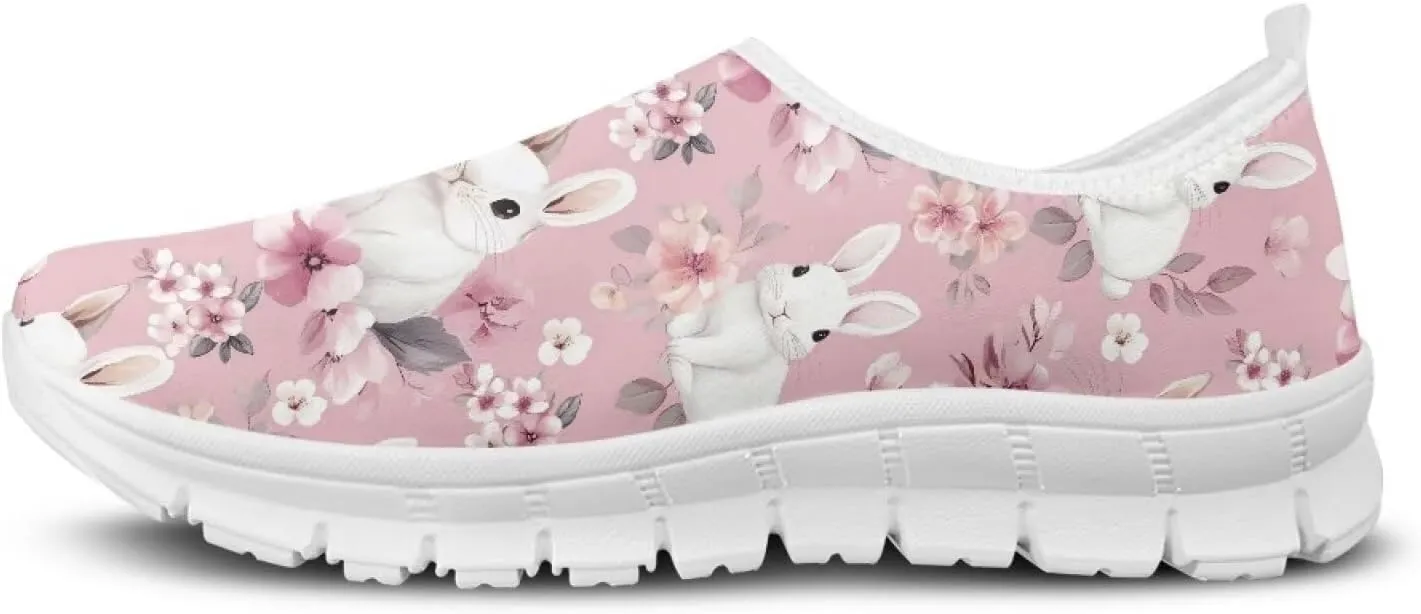 Casual Sneakers for Women Trendy Slip On Walking Shoes Comfy Work Shoes