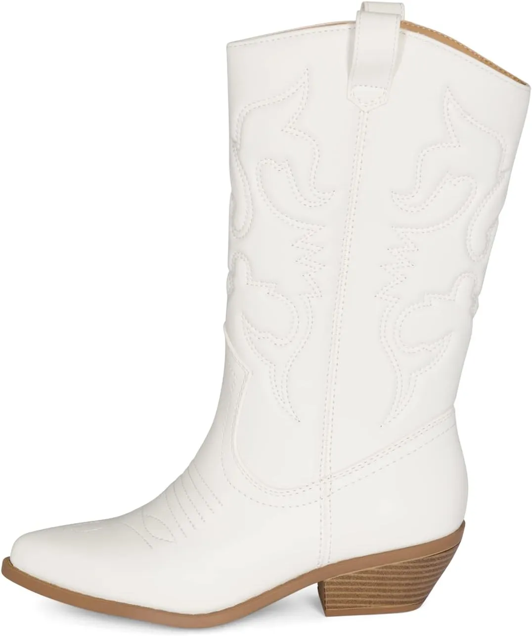 Chariot & Co Ring Women’s Western Cowgirl Boots – Mid-Calf Style with 2” Heel in Multiple Colors