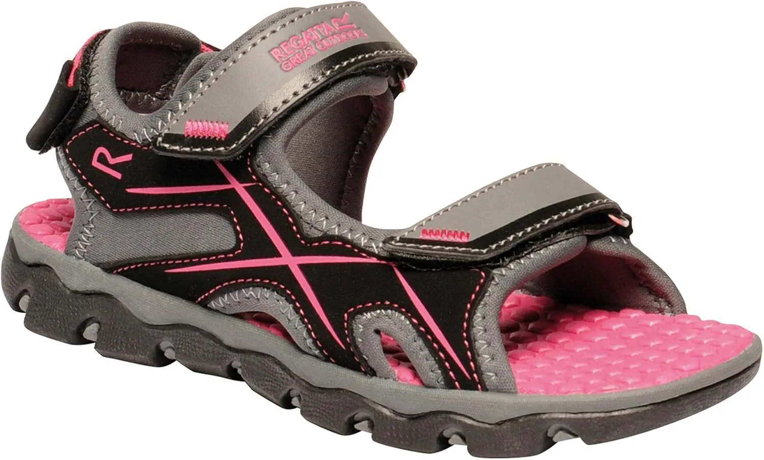 Childrens/Kids Kota Drift Sandals (4 Big Kid) (Granite/Cabaret)
