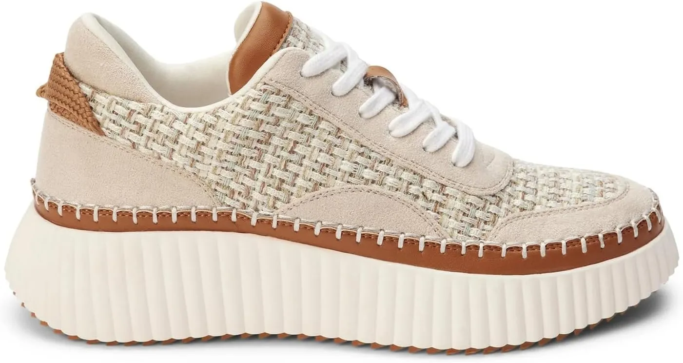 Coconuts by Matisse Womens Go to Platform Lace Up Sneakers Shoes Casual - Beige