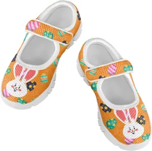 Coloranimal Mary Jane Shoes for Girls Princess Shoes Casual Dance Shoes School Uniform Shoes Easter Theme Mary Jane Flats