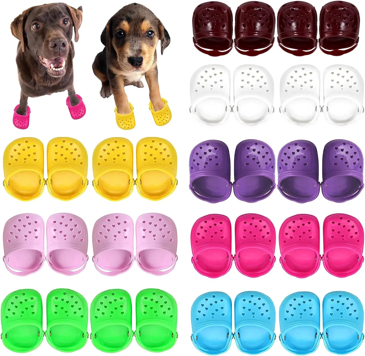 Dog Sandals, 8 Colors Optional, Puppy Shoes, Pet Sandals for Small Dogs, Pet Lovely Shoes for Taking Photos, Cat Shoes for Summer Green