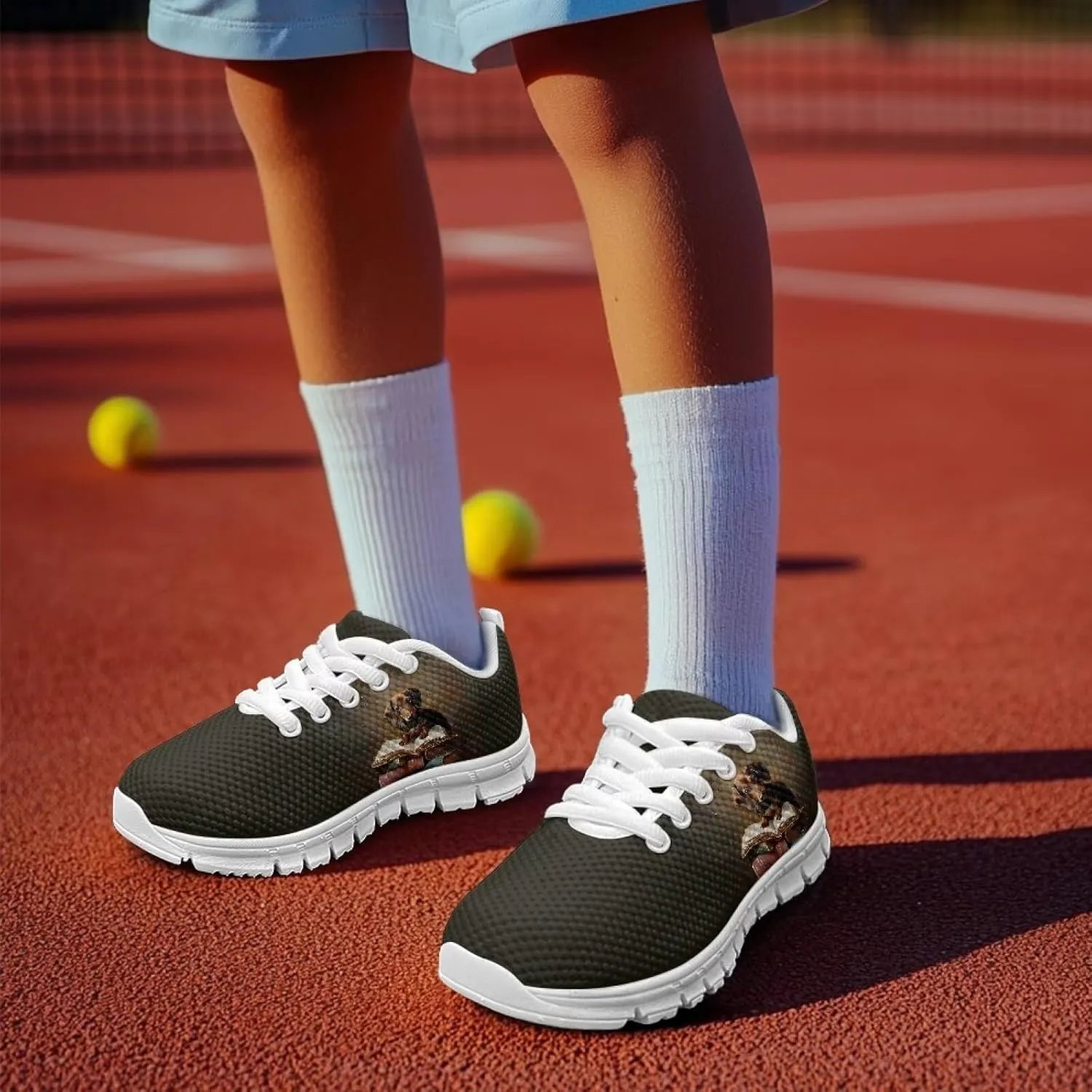 Doojoayie Trendy Tennis Sneakers for Boys Back to School Shoes Casual Active Play