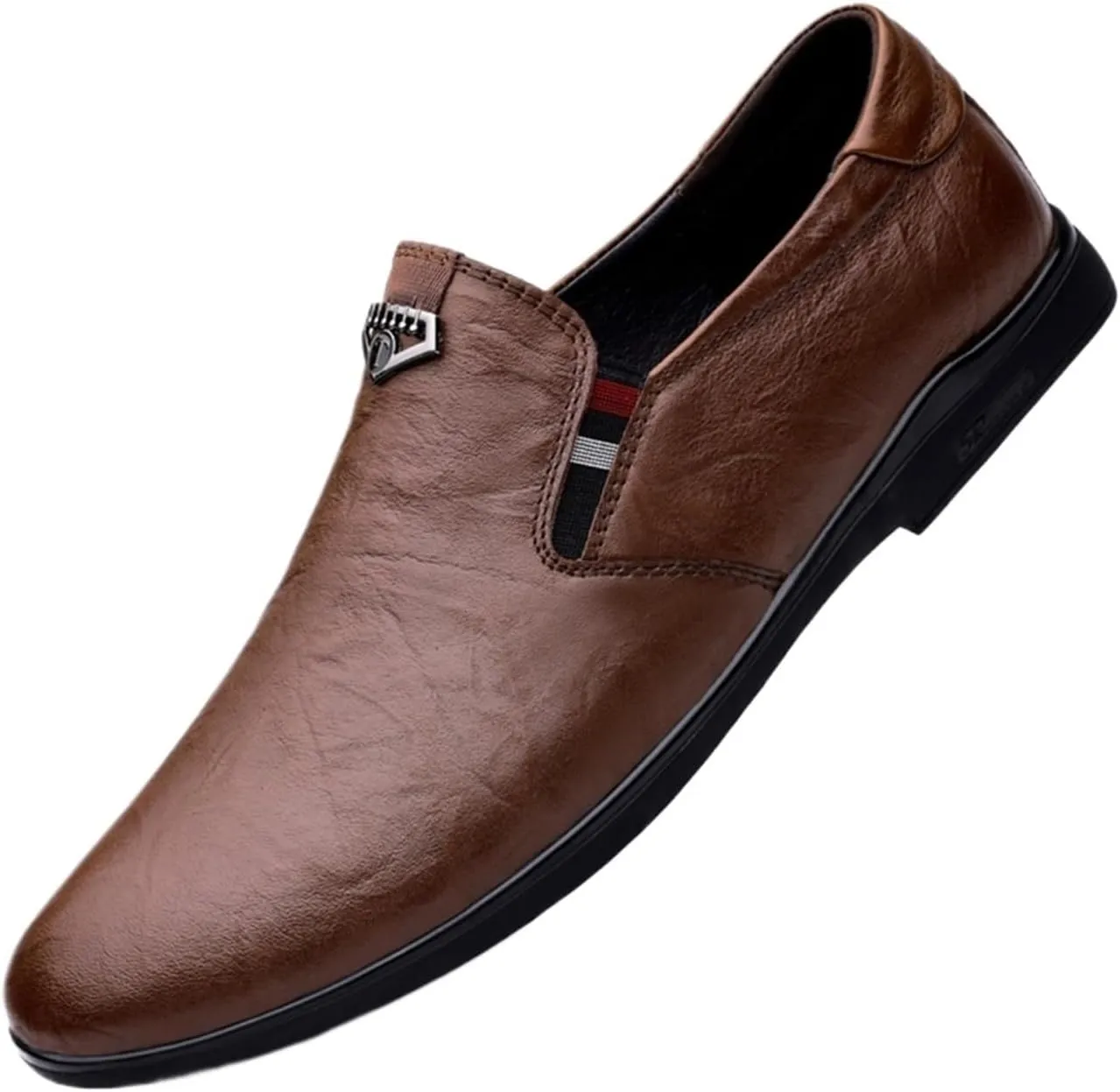 Dress Shoes for Men Luxury Cowhide Leather Loafers for Men Designer Slip-On Formal Moccasins Comfortable Platform Shoes