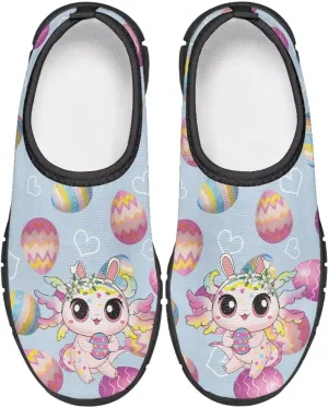 Easter Shoes for Girls Holiday Casual Shoes Trendy Kids Slip On Sneakers