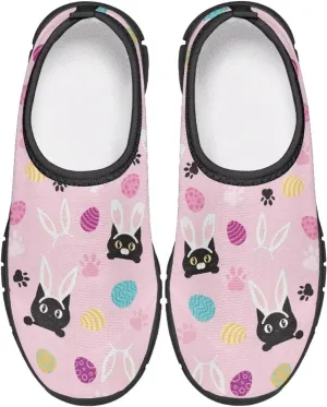 Easter Shoes for Girls Holiday Casual Shoes Trendy Kids Slip On Sneakers