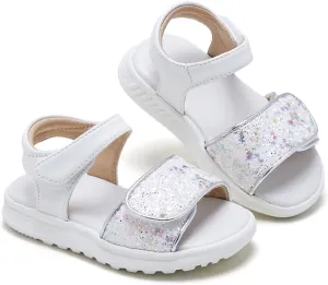 ESTINE Toddler Girls Sandals-Water Friendly Walking Casual Summer Outfit Dress Shoes