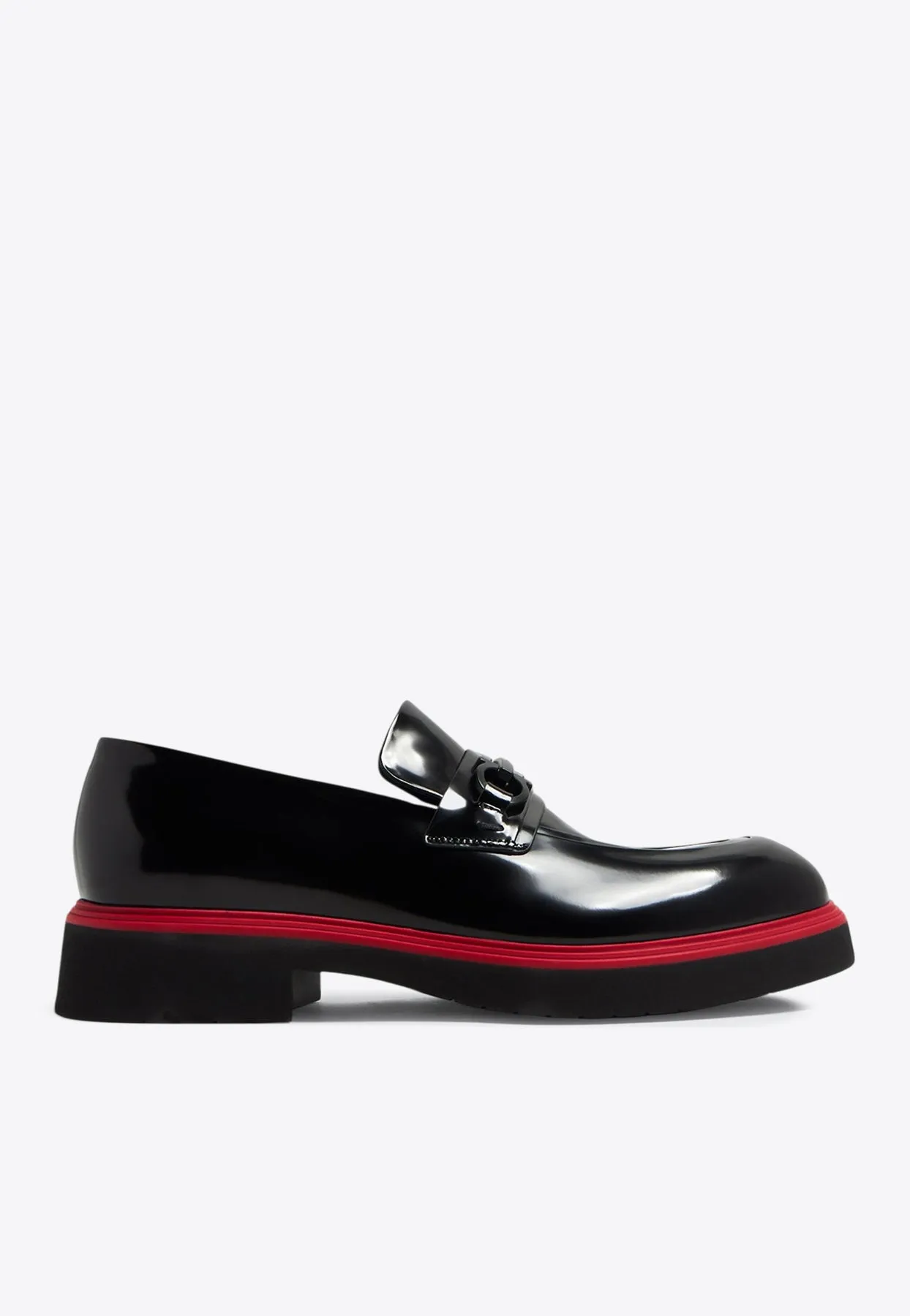 Fiorello Shiny Leather Loafers