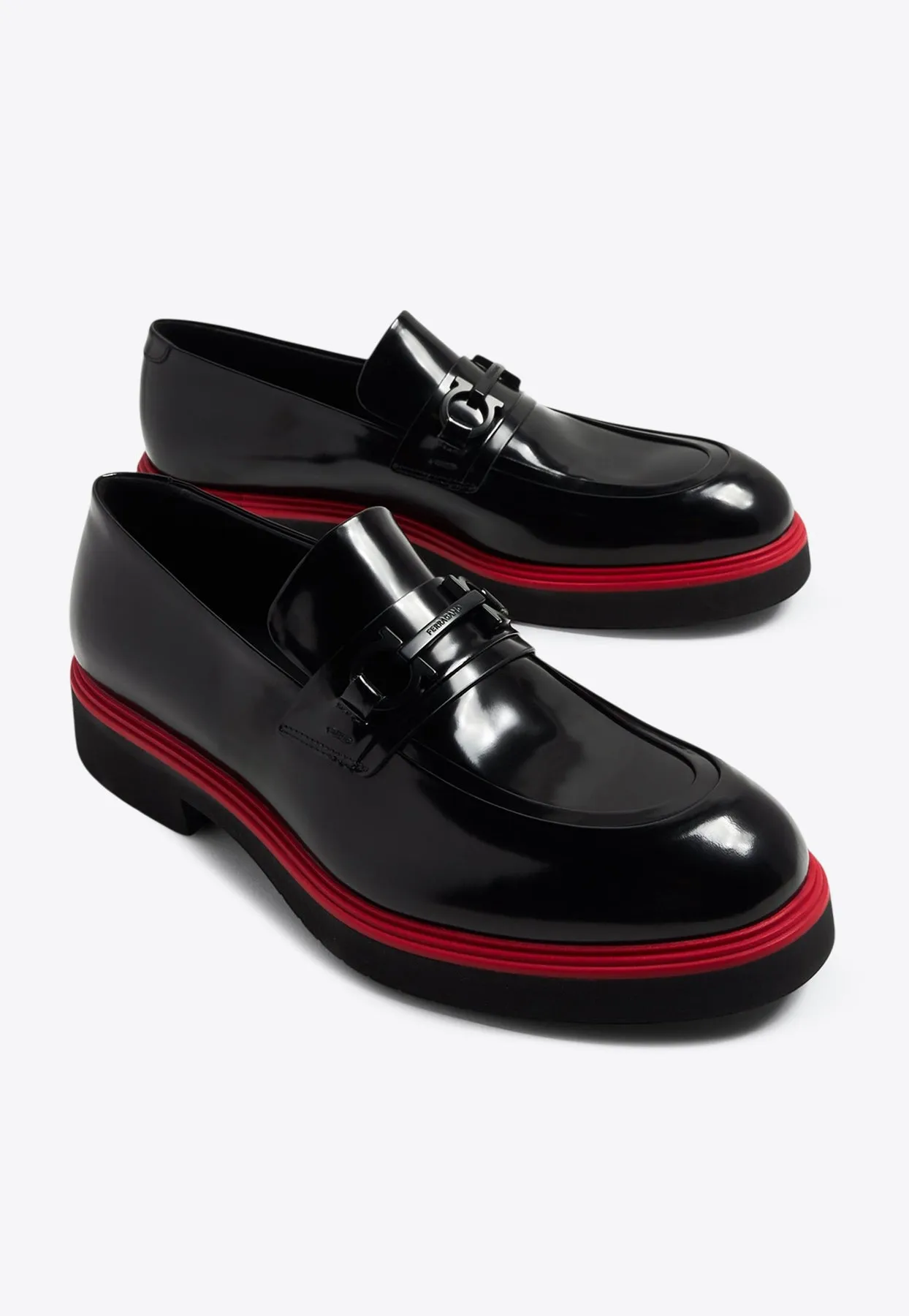 Fiorello Shiny Leather Loafers