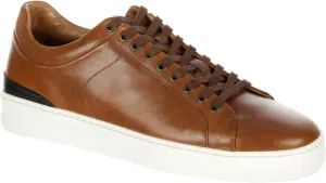 Franco Fortini Devon - Men's Leather Lace-Up Casual Dress Sneakers