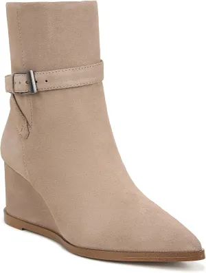 Franco Sarto Women's Emina Pointed Toe Wedge Bootie Ankle Boot