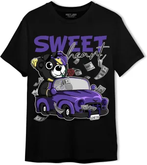 Generic Fast Love Boy T-Shirt to Match 12s Field Purple - Sneaker Matching Shirt, Unisex Tee Match Sneakers, Urban Streetwear Clothing, Sneaker Graphic Tees Design Printed, Black, White