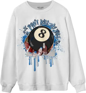 Generic Nails Ball Sweatshirt To Match 4s Industrial Blue - Sneaker Matching Shirt, Unisex Sweater Match Sneakers, Urban Streetwear Clothing, Sneaker Graphic Sweatshirt Design Printed