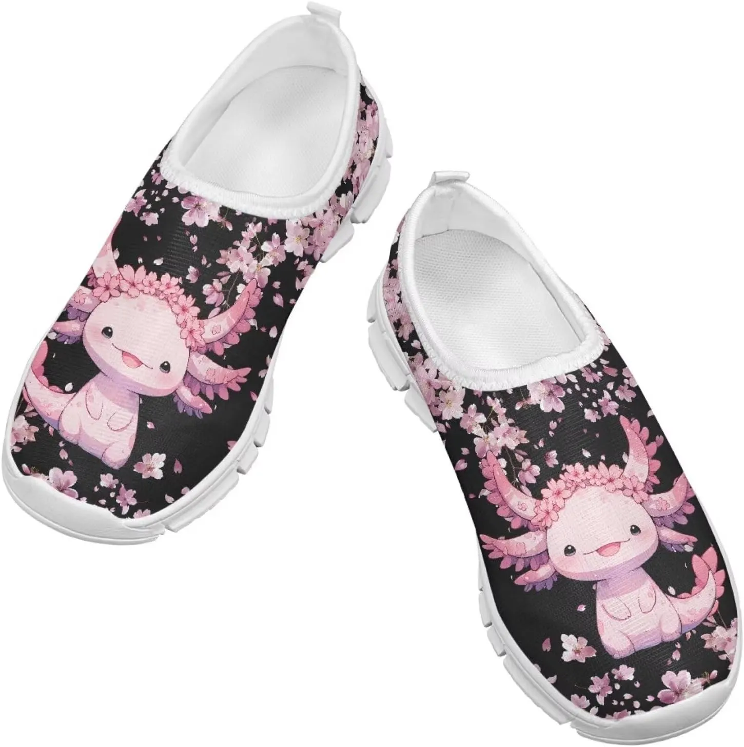Girls Athletic Shoes Cute Kids Gym Running Slip On Shoes for Girls