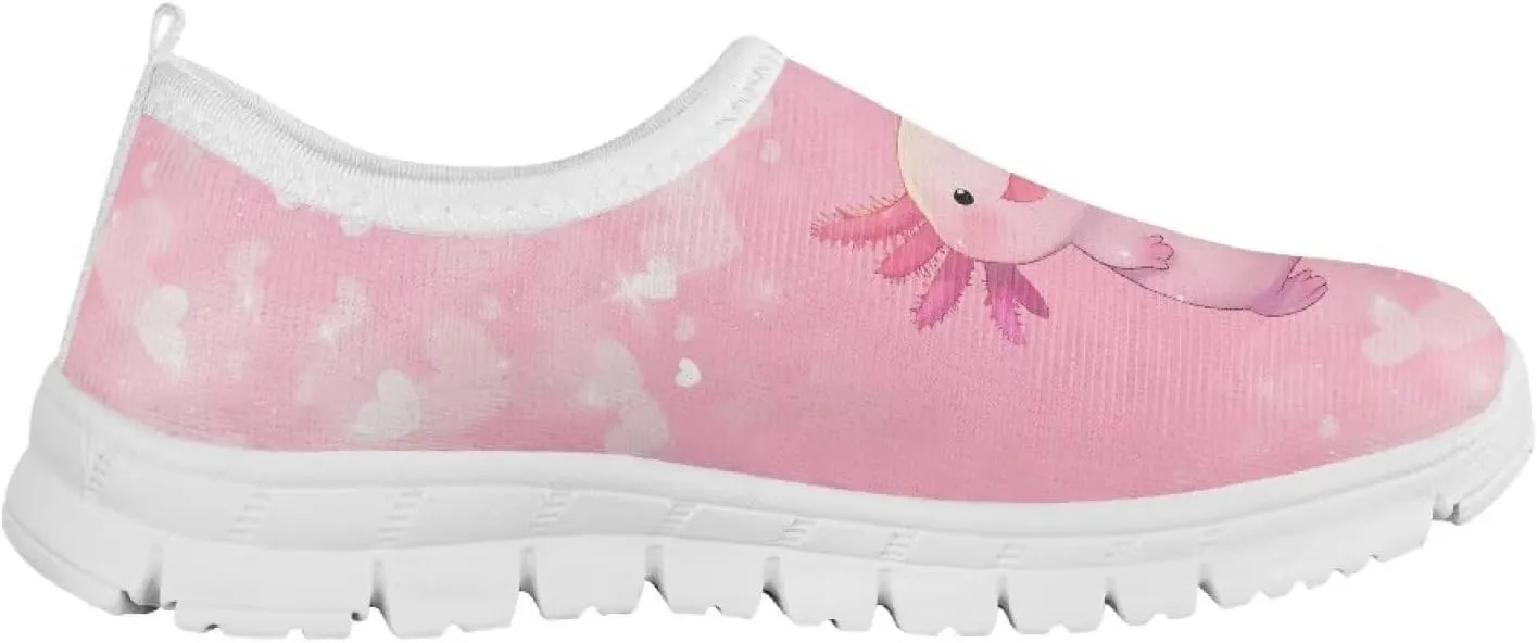 Girls Tennis Shoes Little Kids Slip On Sneakers School Running Shoes