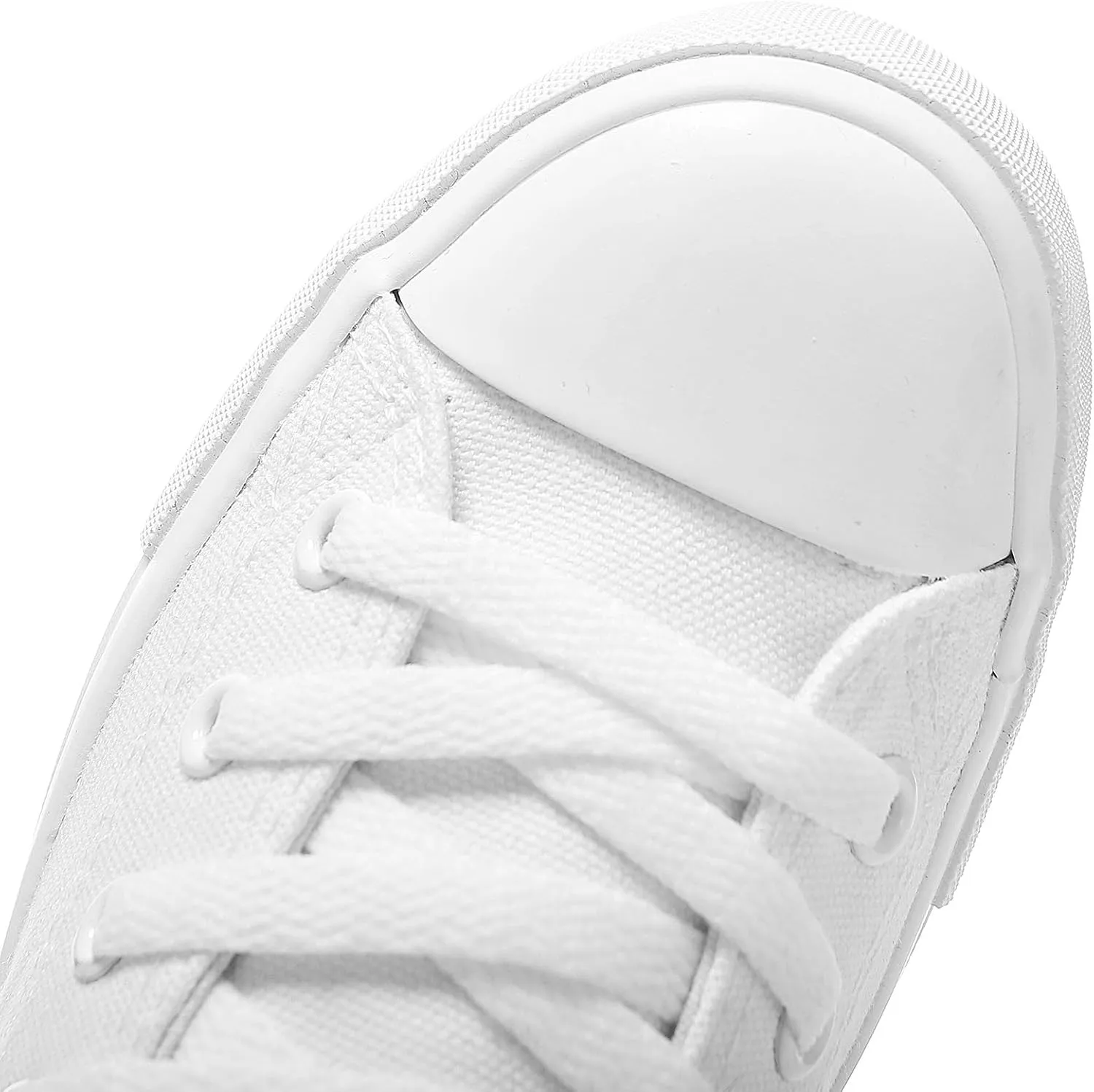 Girl's Women's Knee High Canvas Boots Lace-up Zip Flat Sports Shoes