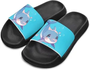 GOSTONG Boys Girls Sandals with Non Slip Footbed Casual Slides Sandals Kids Water Shower Shoes for Beach & Pool Kids Toddlers