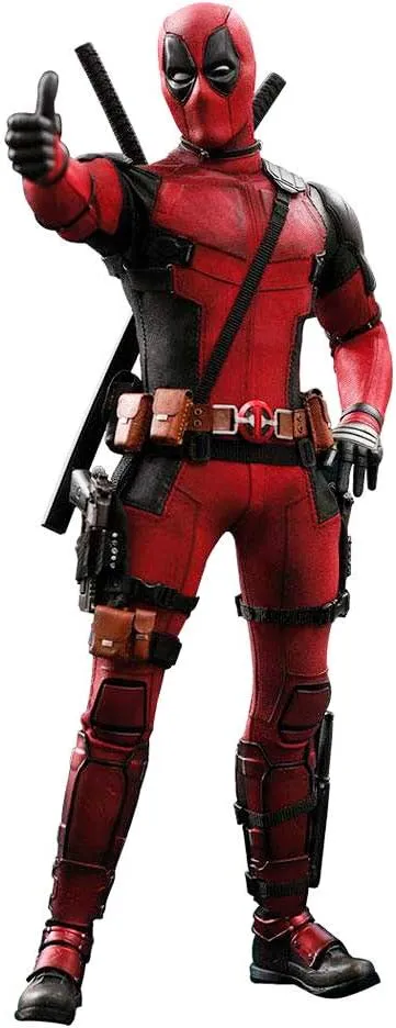 Hot Toys HT903587 1:6 Deadpool II Movie Version, Red & Black