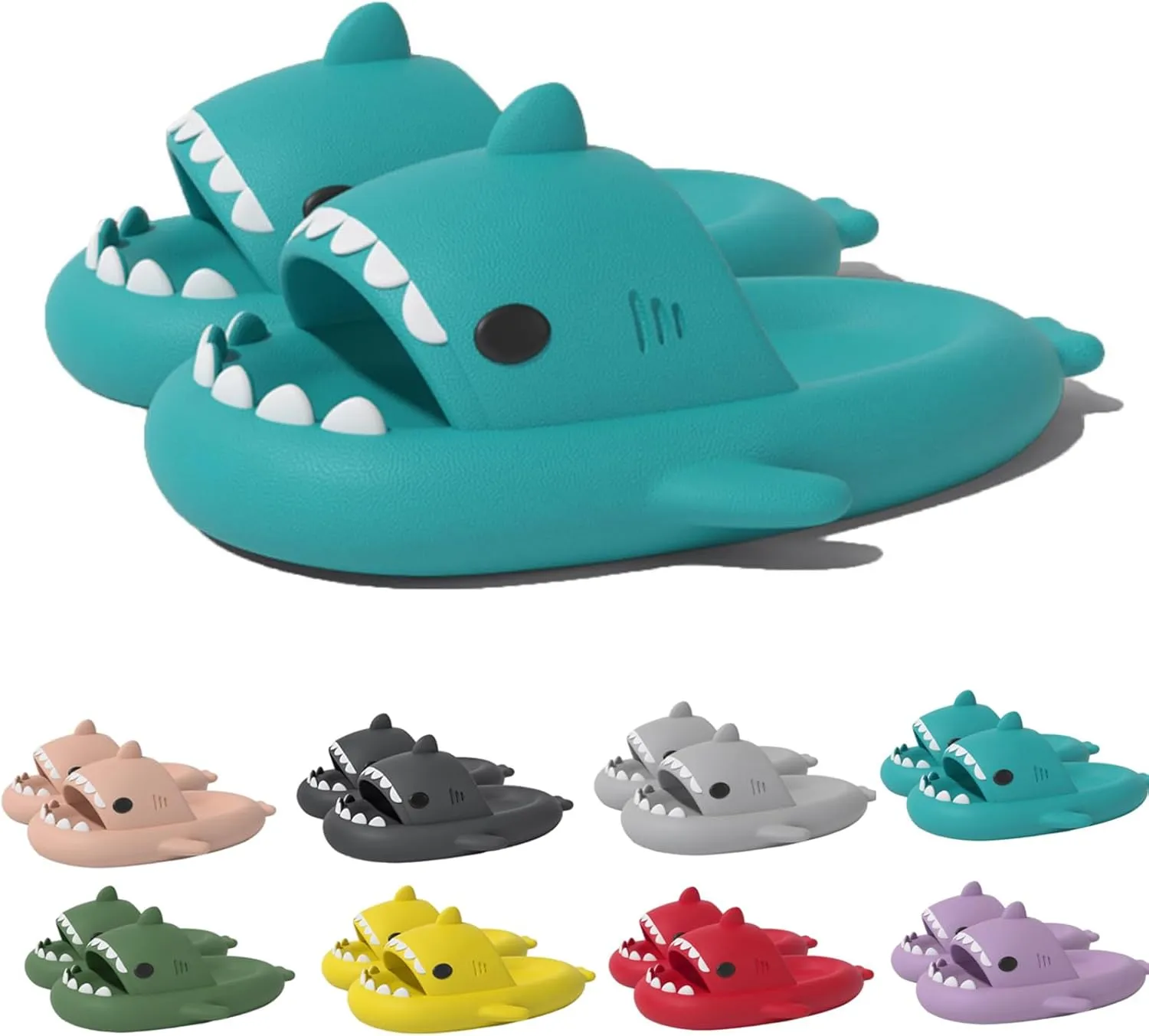 Hrtesus Sharklas Originales Kids, Shark Slides, Chanclas de Tiburon, Sharky Chanclas